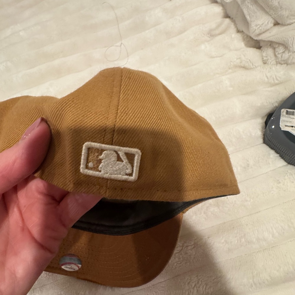 New York Yankees MLB New Era 59FIFTY Fitted Cap HAT 5950 Brown - Picture 4 of 6